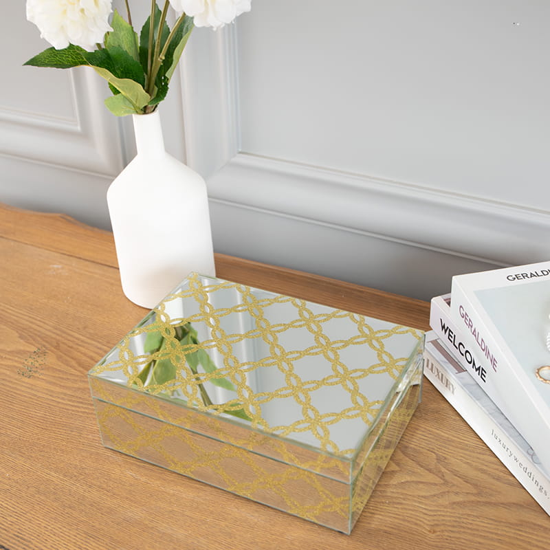 유리 거울 보석 상자