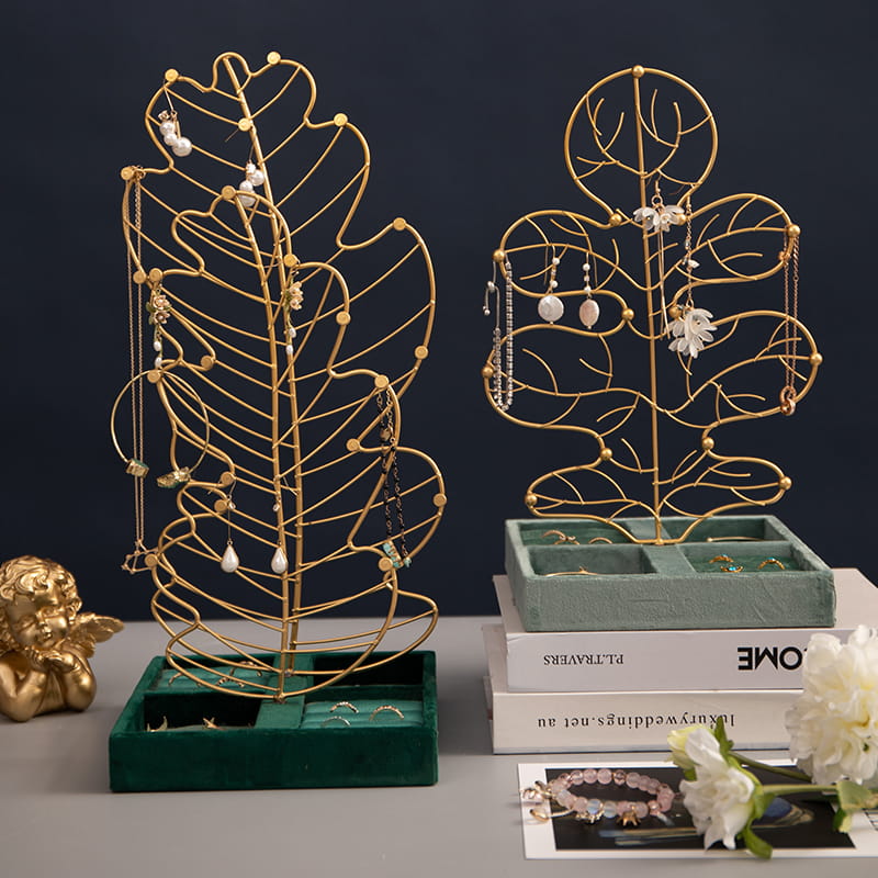 공장 직접 판매 독점 장식 금속 보석 선반