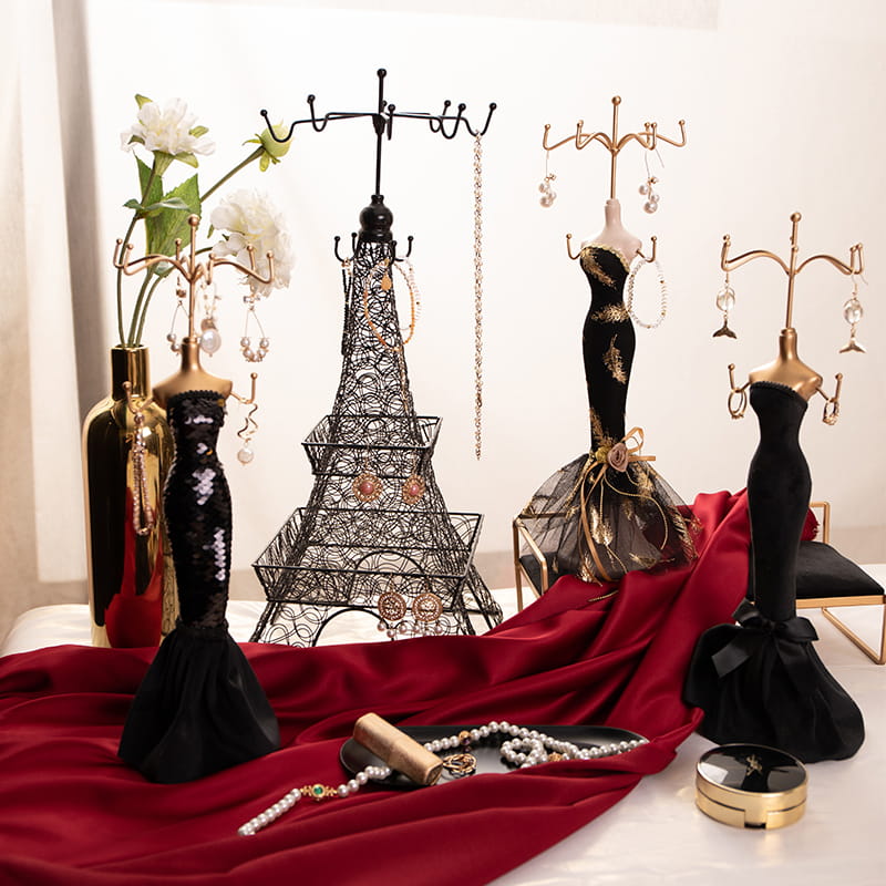 목걸이 귀걸이 팔찌에 대 한 보석 디스플레이 스탠드 세트